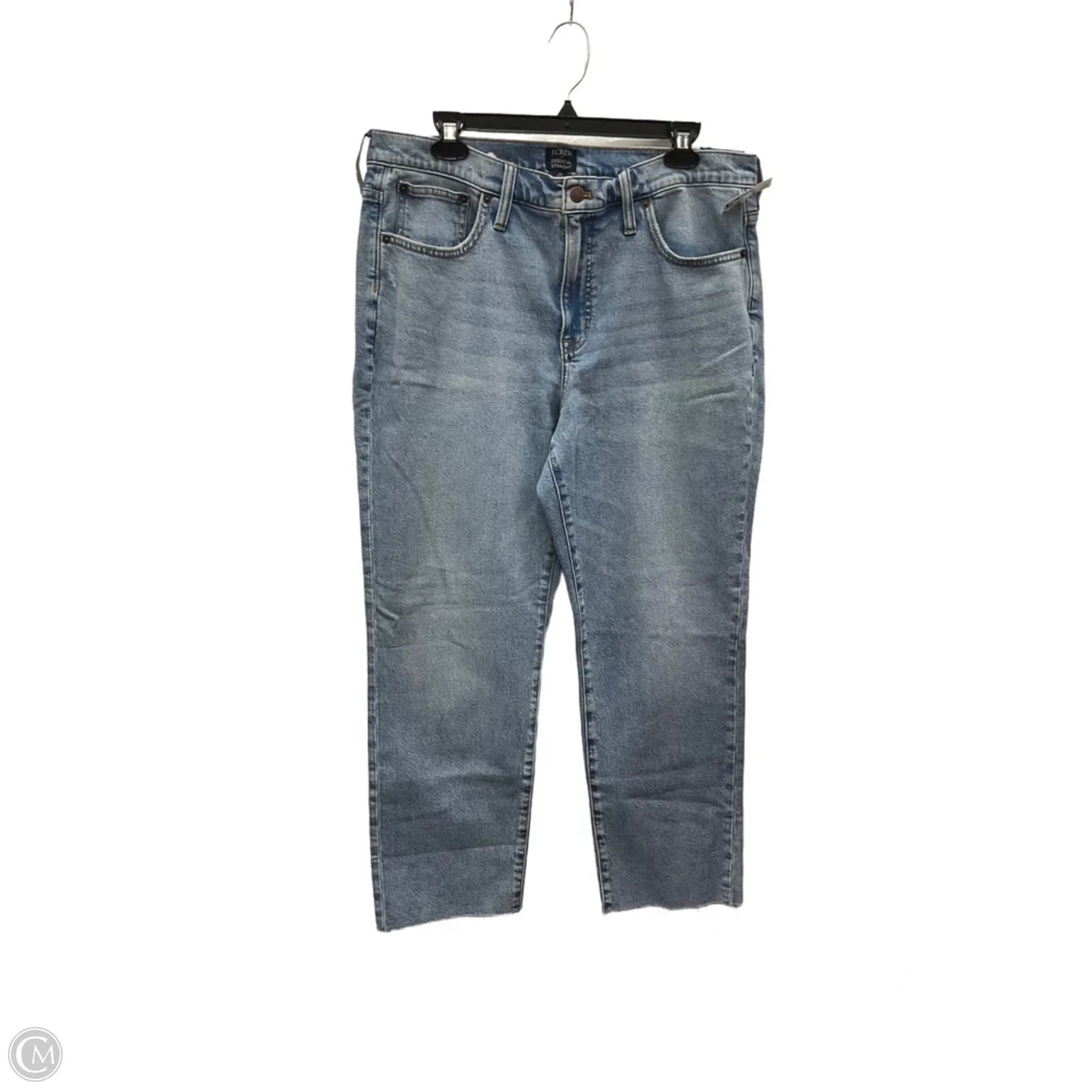 Jeans Straight By J. Crew In Blue Denim, Size: 14