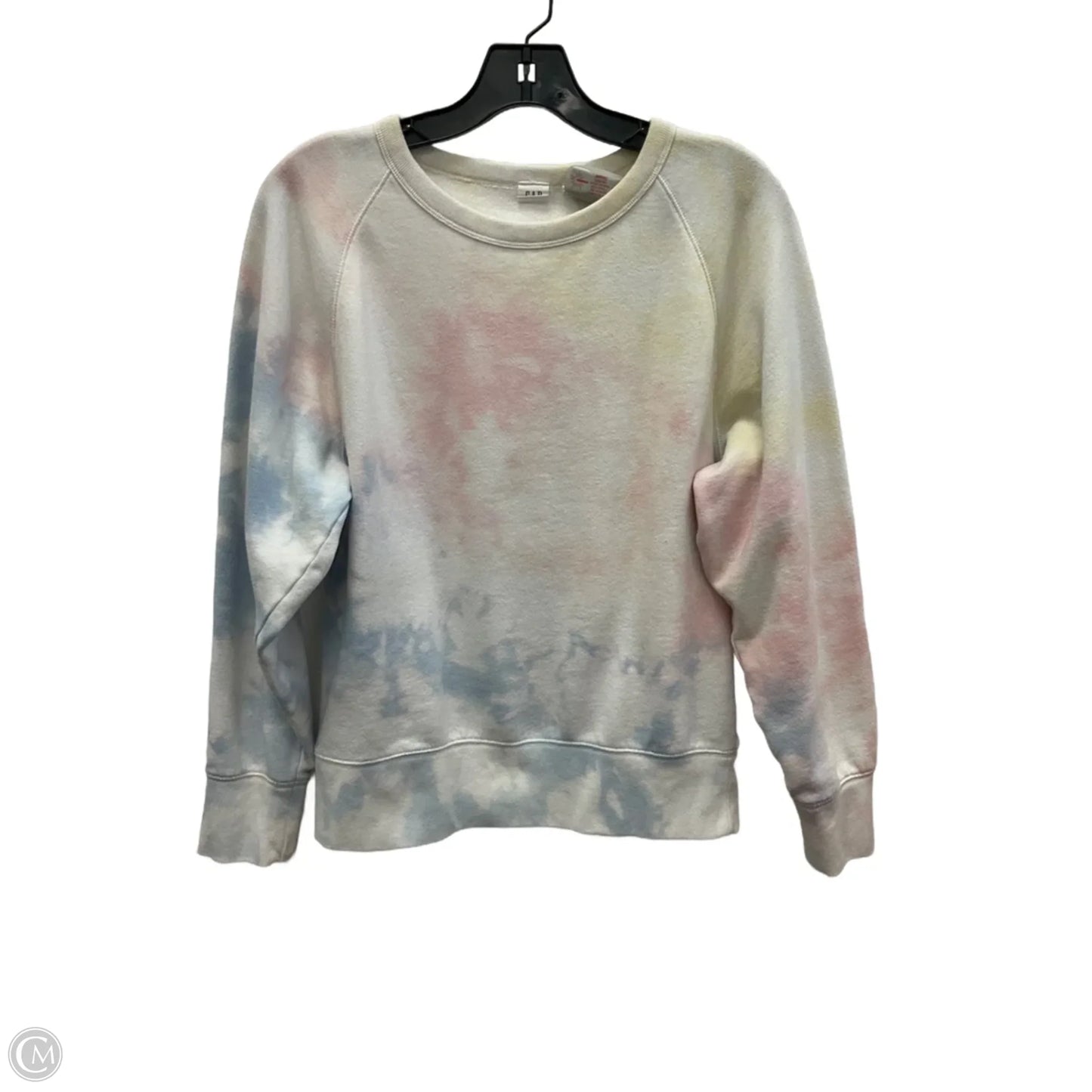 Sweatshirt Crewneck By Gap In White, Size: S
