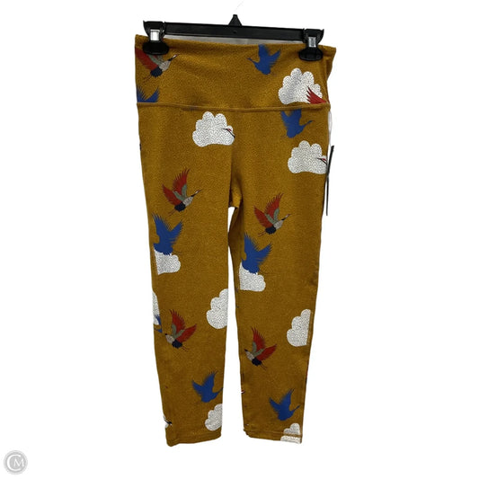 Athletic Leggings Capris By Mono B In Brown, Size: M