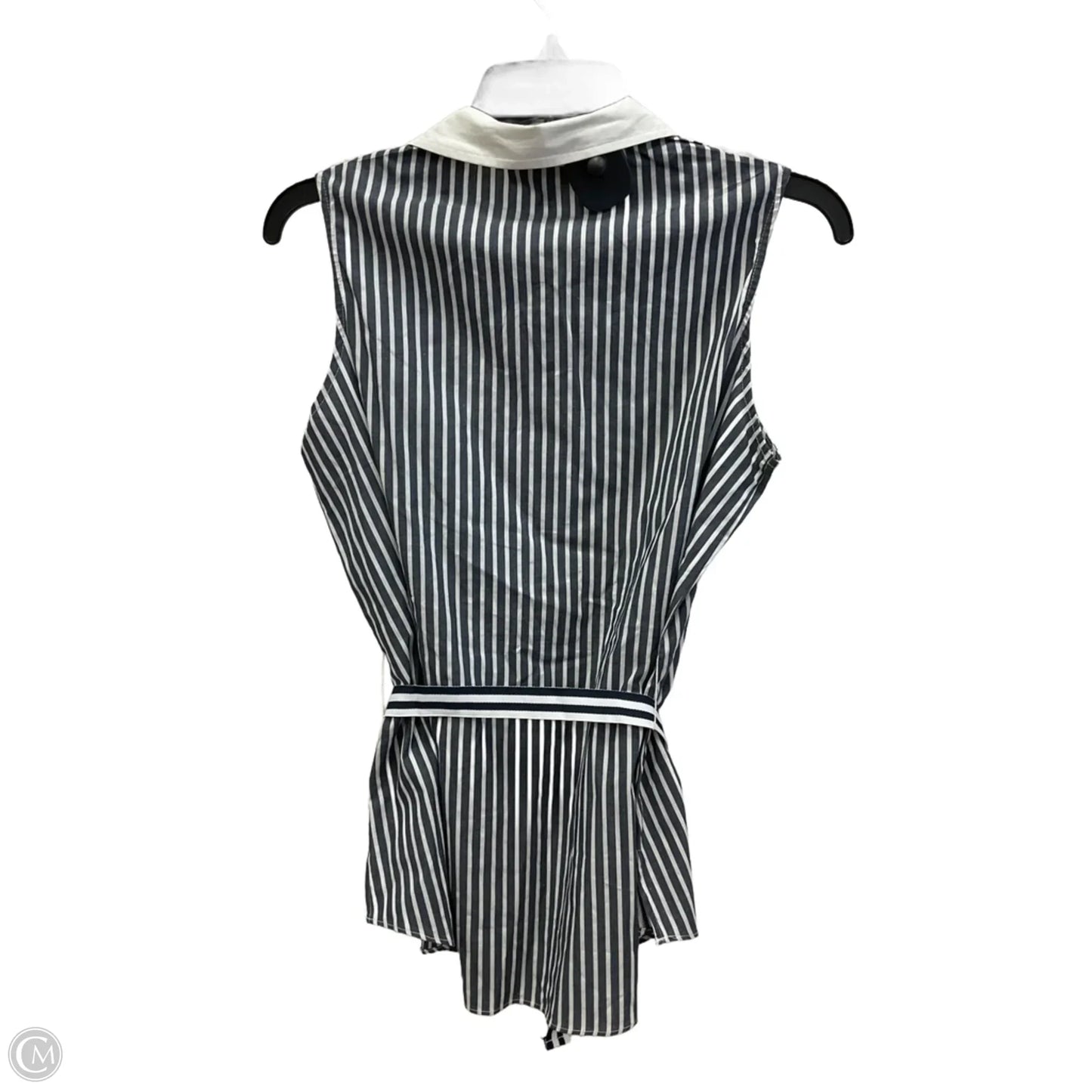 Top Sleeveless By Dg2 In Striped Pattern, Size: Xs