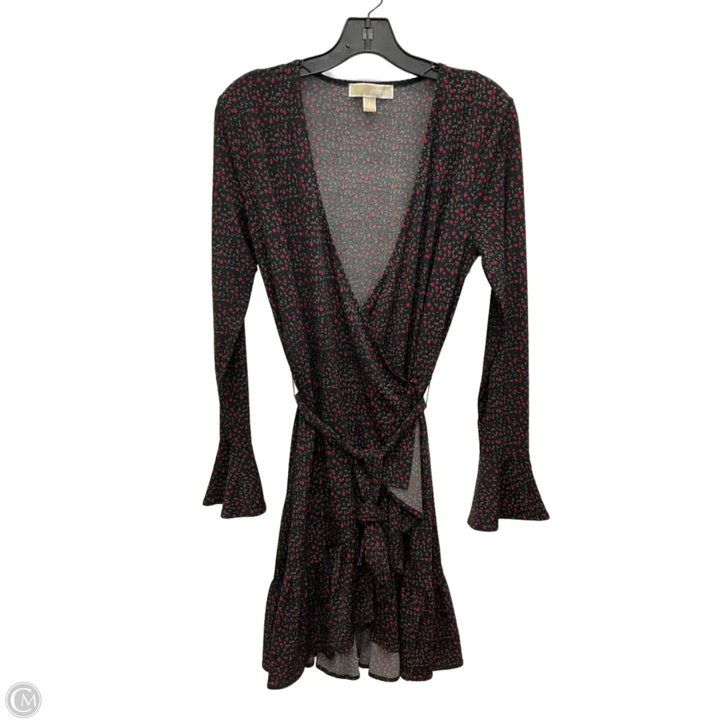 Dress Casual Midi By Michael By Michael Kors In Black, Size: M