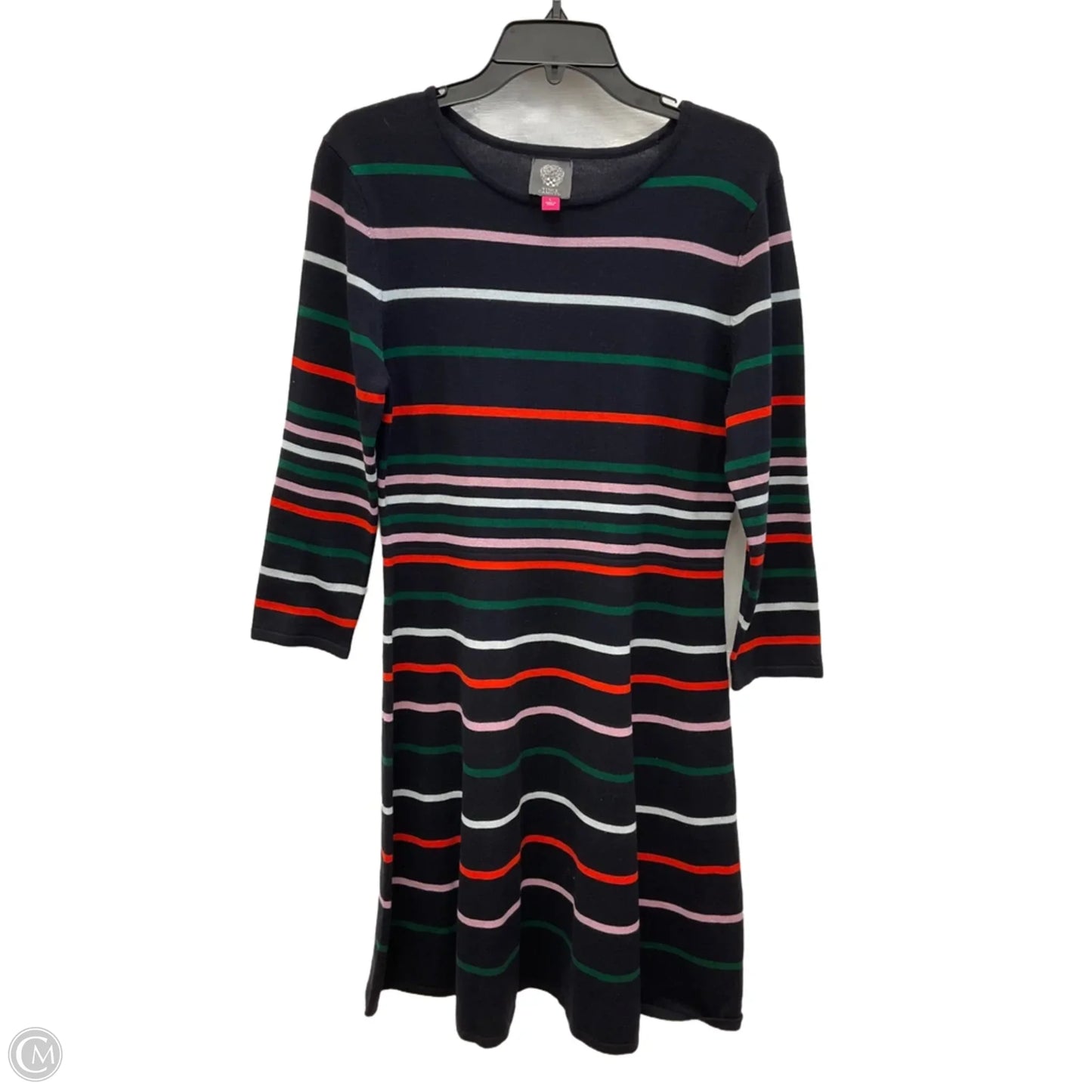 Dress Casual Midi By Vince Camuto In Blue, Size: L