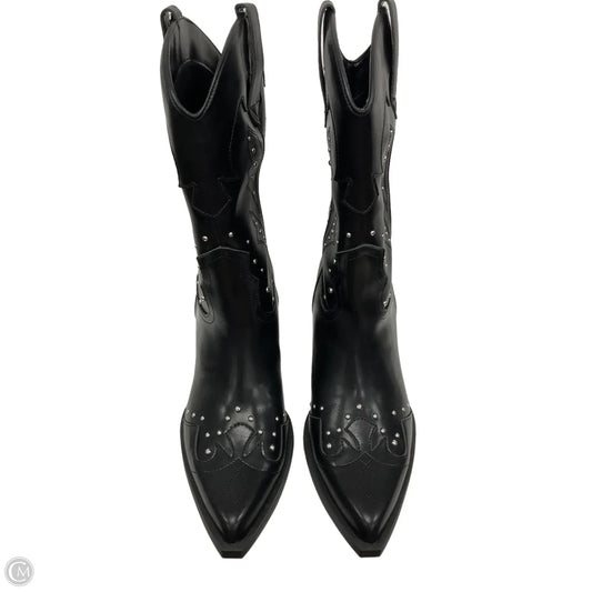 Boots Western By So In Black, Size: 10