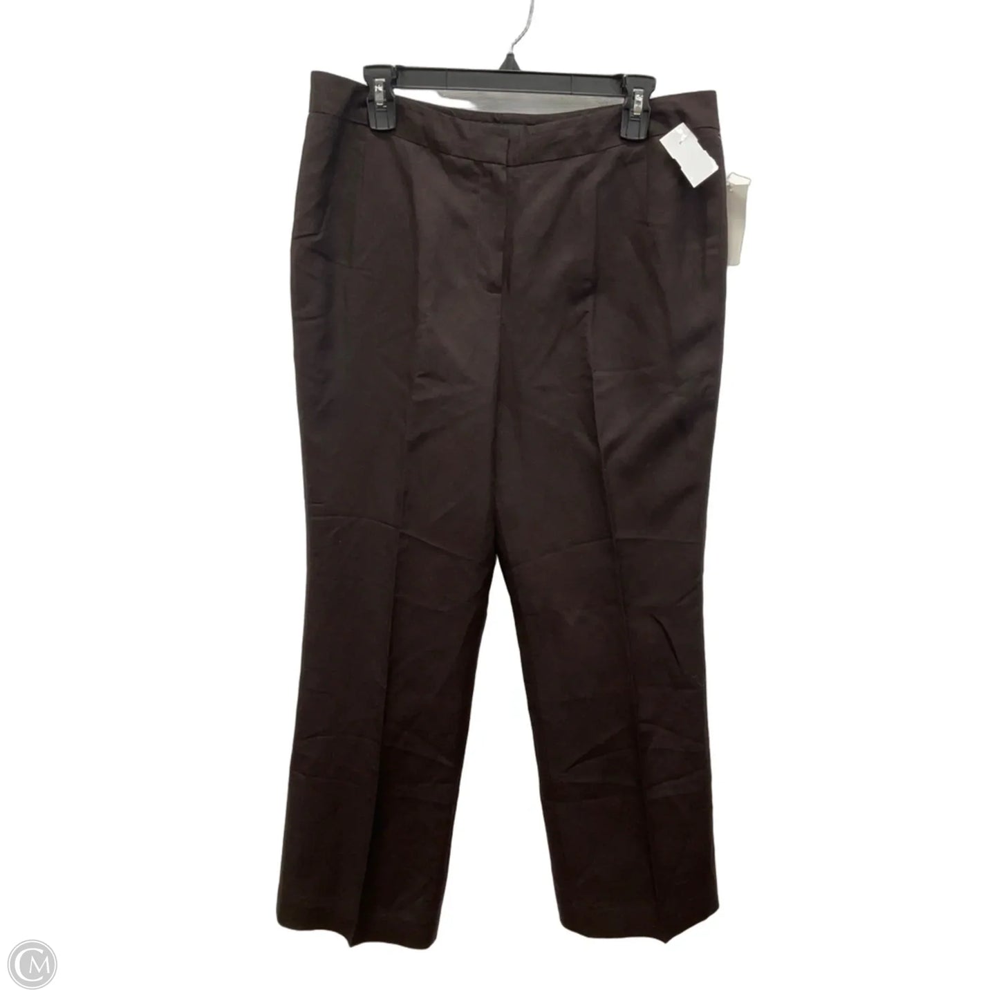 Pants Linen By Larry Levine In Brown, Size: 14