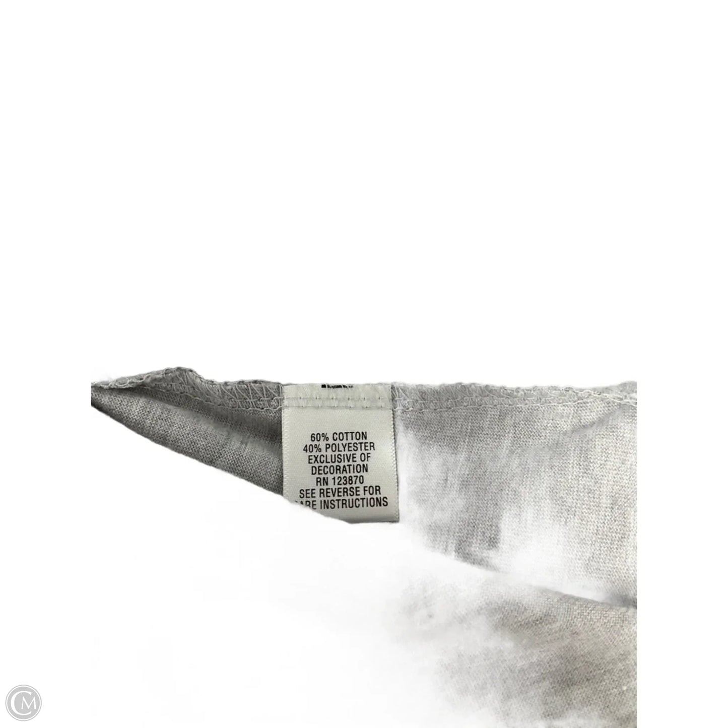 Top 3/4 Sleeve By Breckenridge In Grey, Size: L