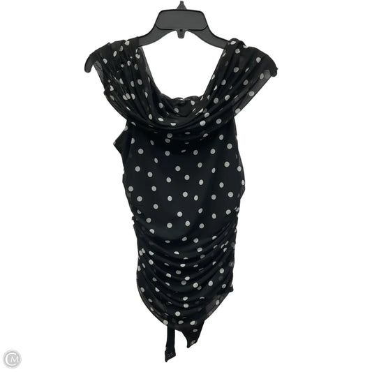 Top Sleeveless By Abercrombie And Fitch In Polkadot Pattern, Size: M