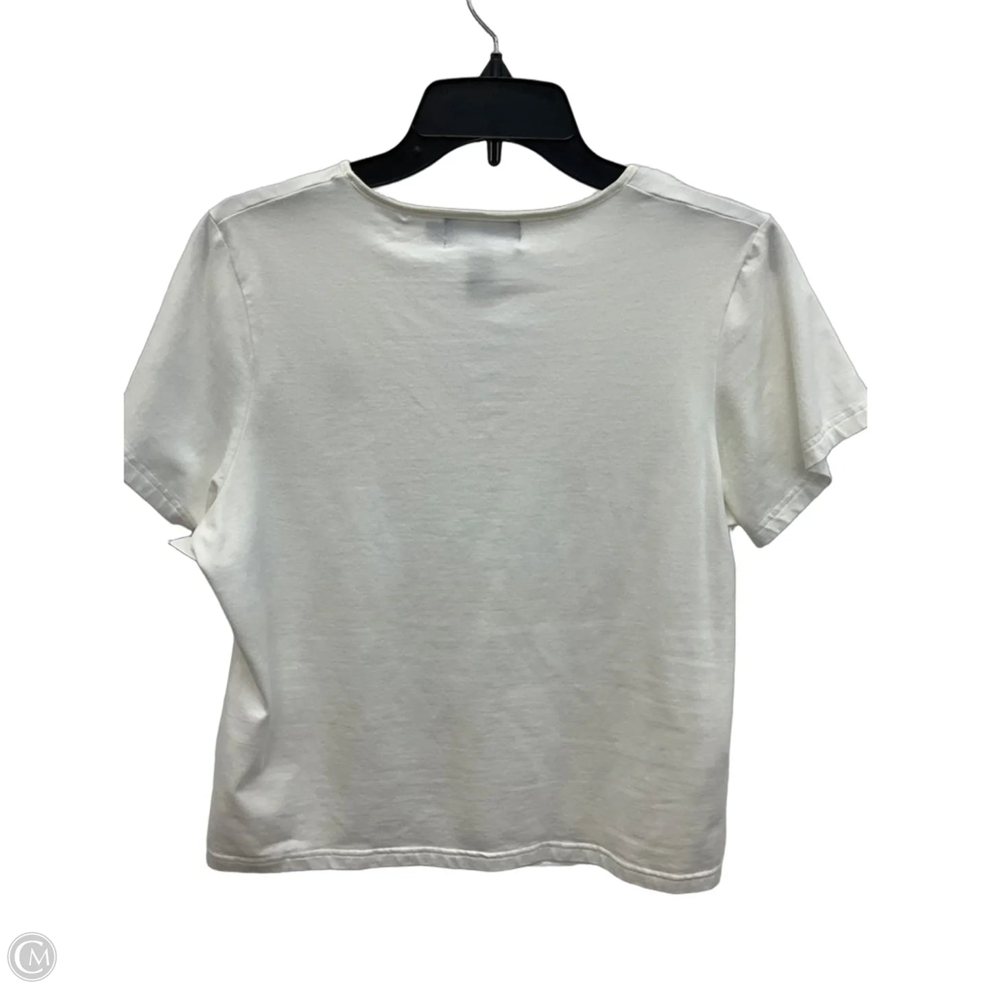 Top Short Sleeve Basic By Ralph Lauren In White, Size: L