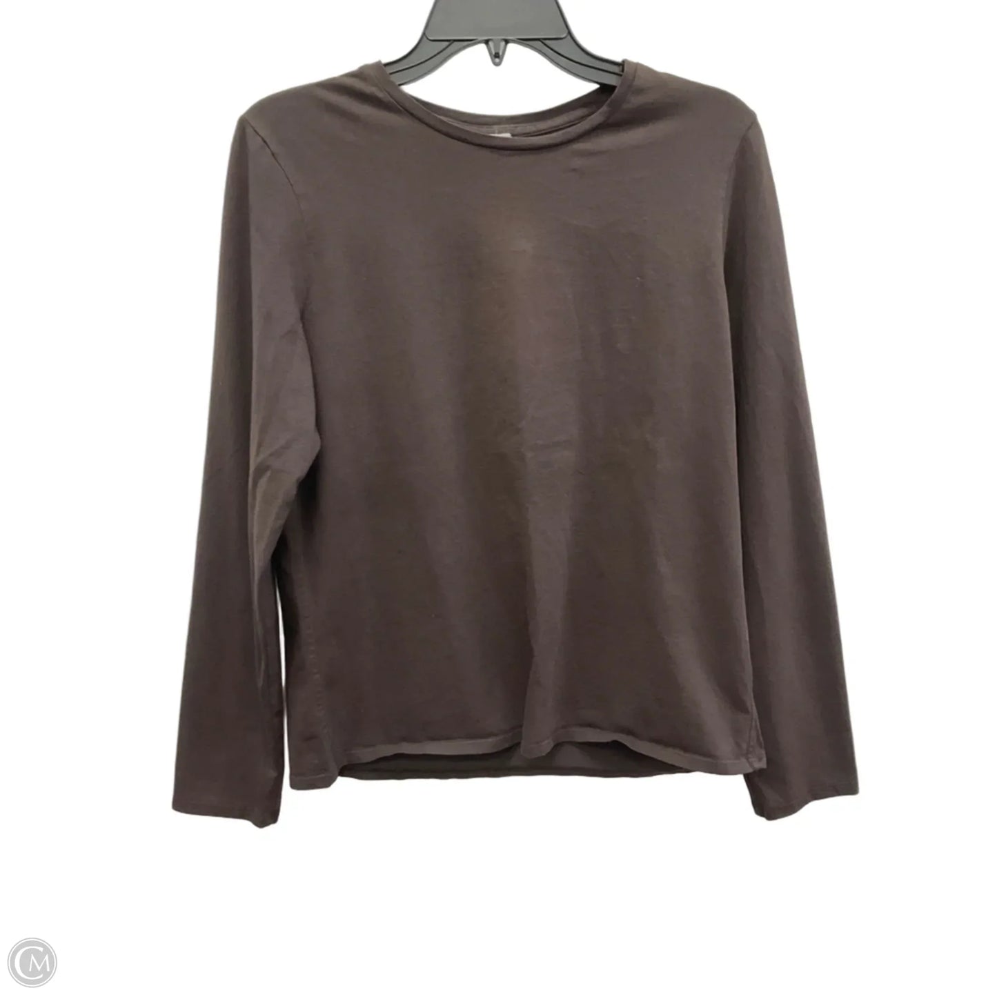 Athletic Top Long Sleeve Crewneck By Lululemon In Brown, Size: M