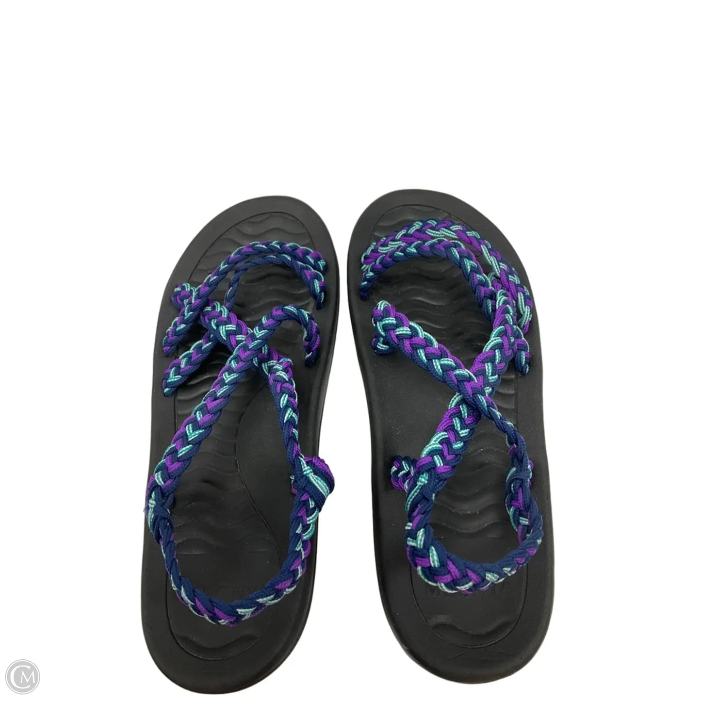 Sandals Flats By Cmc In Black, Size: 11