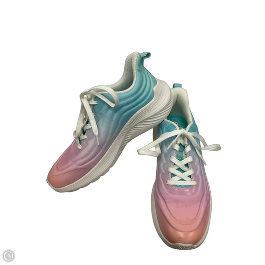 Shoes Sneakers By Skechers In Blue & Pink, Size: 8