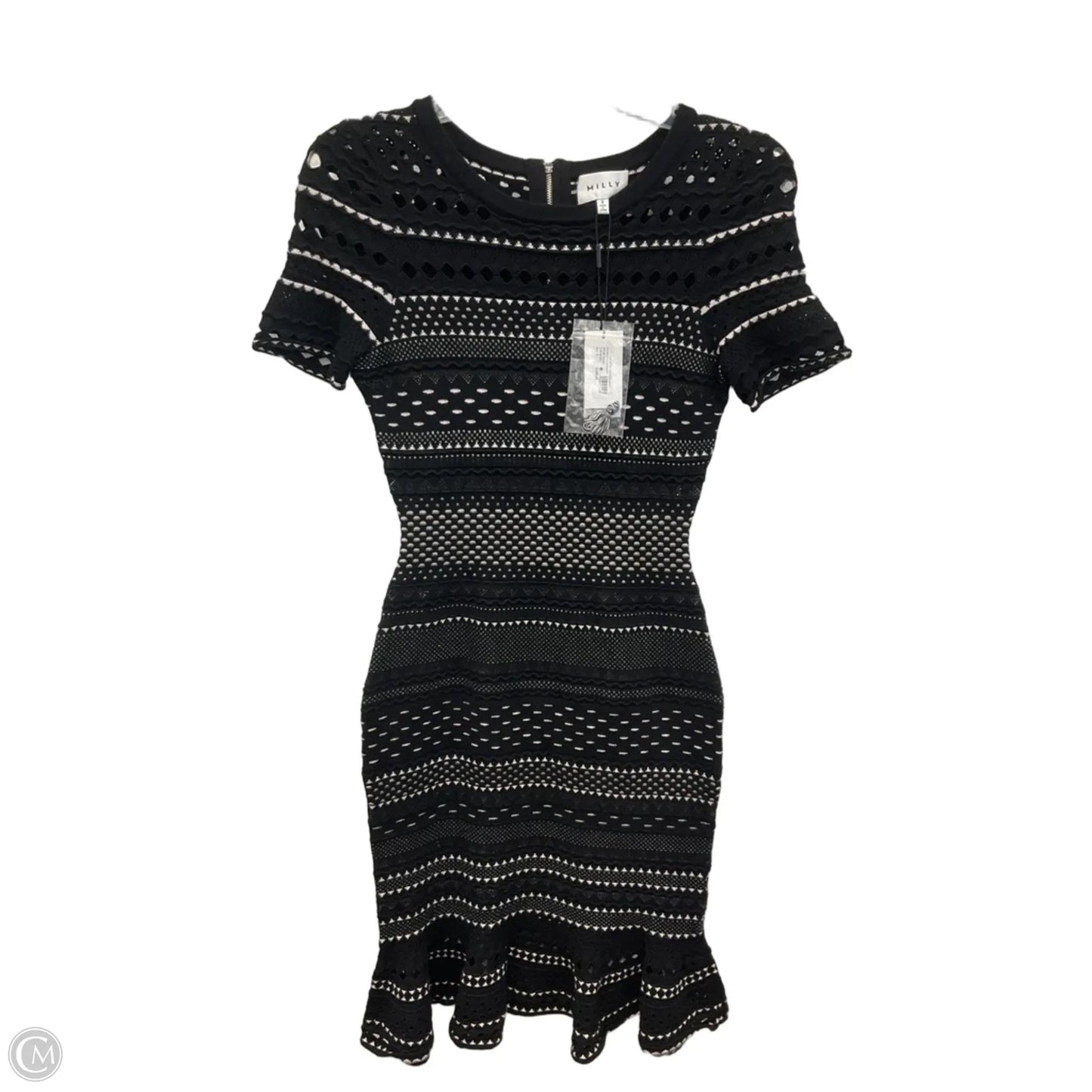 Dress Designer By Milly In Black & White, Size: S