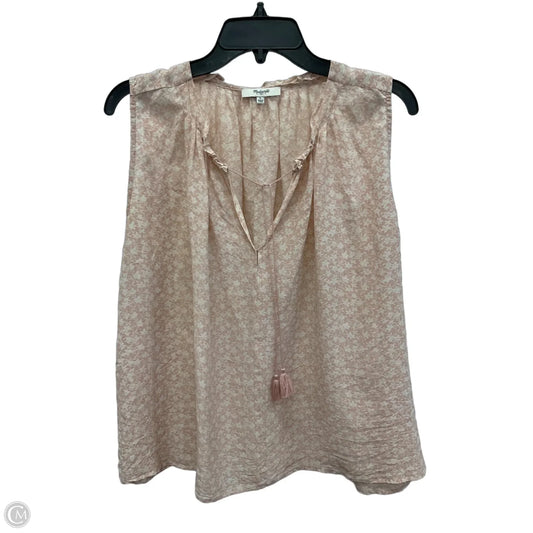 Top Short Sleeve By Madewell In Pink, Size: L