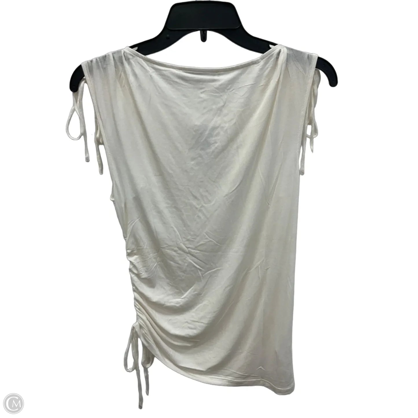 Top Sleeveless By Loft In White, Size: M