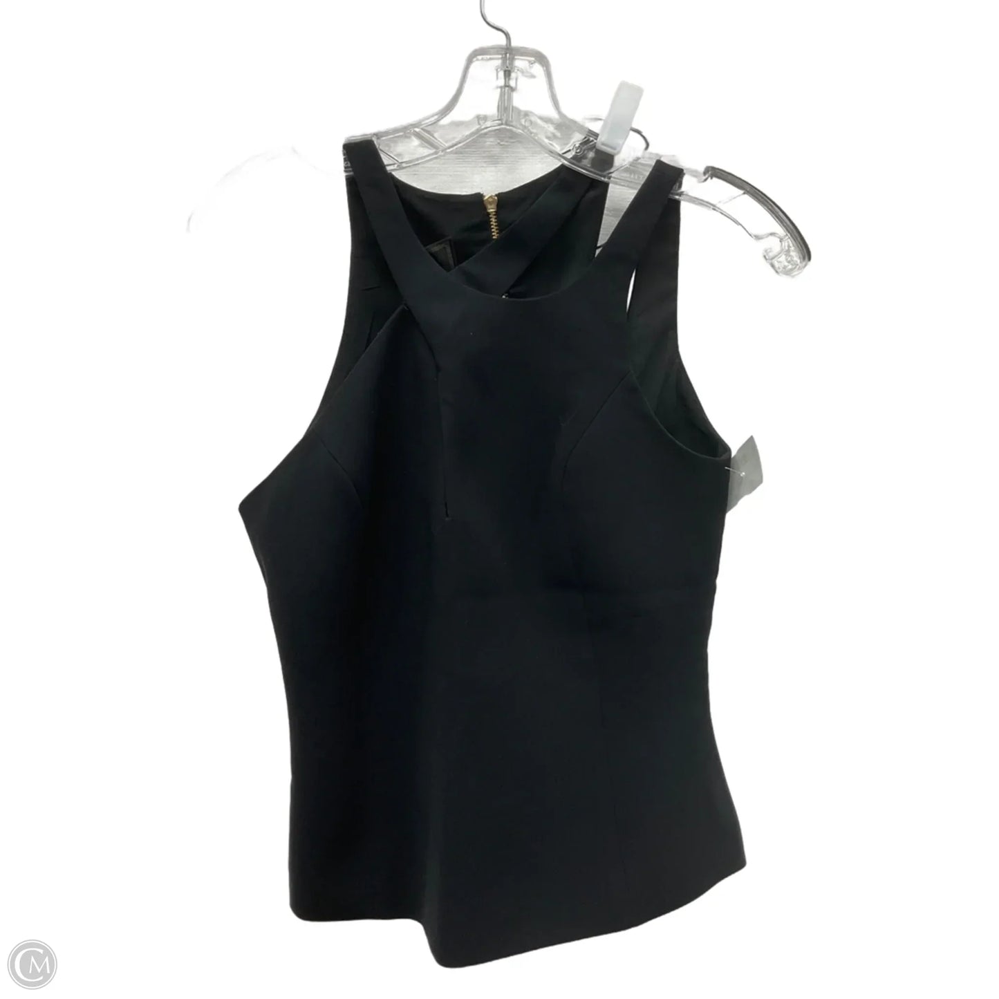 Tank Top Luxury Designer By Versace In Black, Size: S