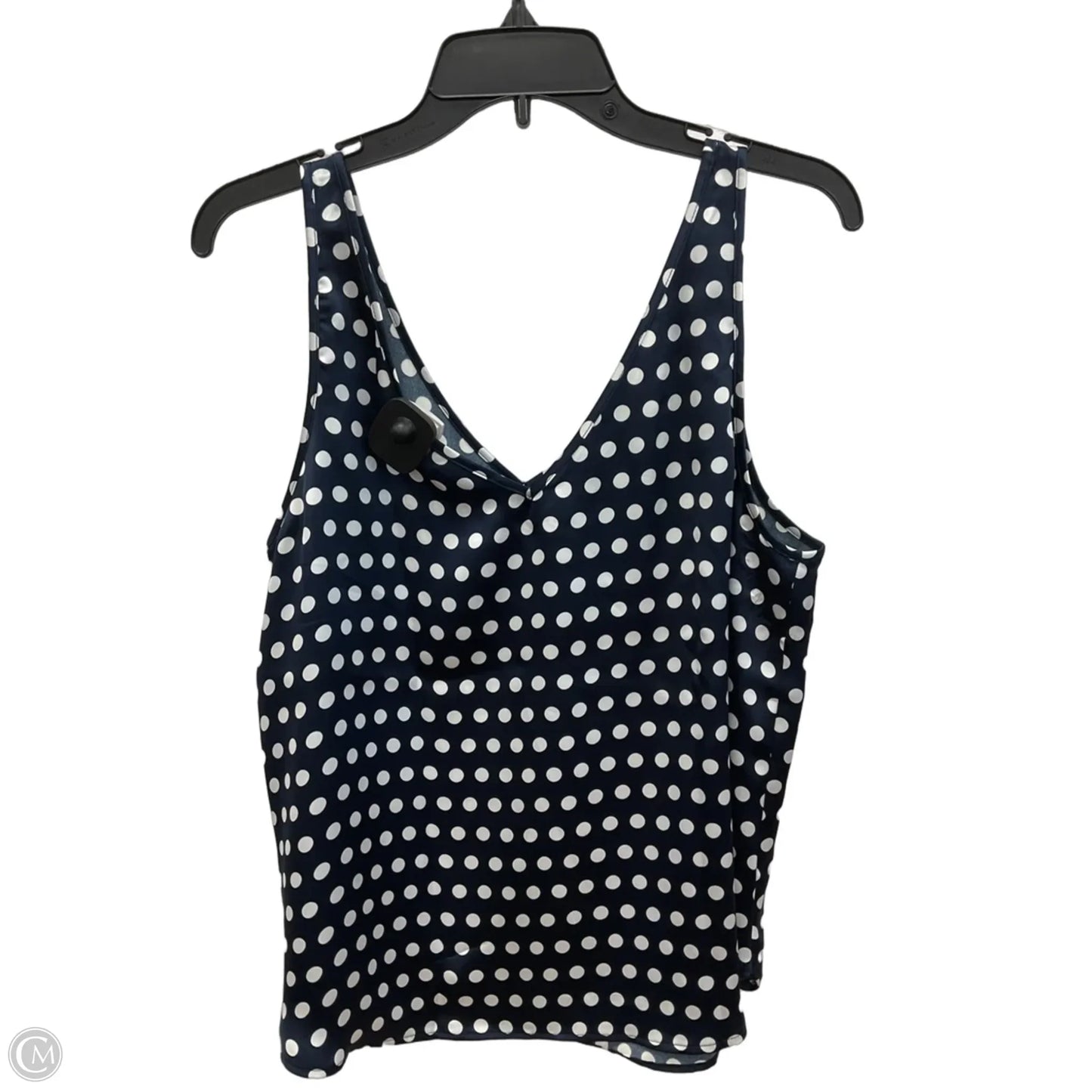 Top Sleeveless By Loft In Blue, Size: L