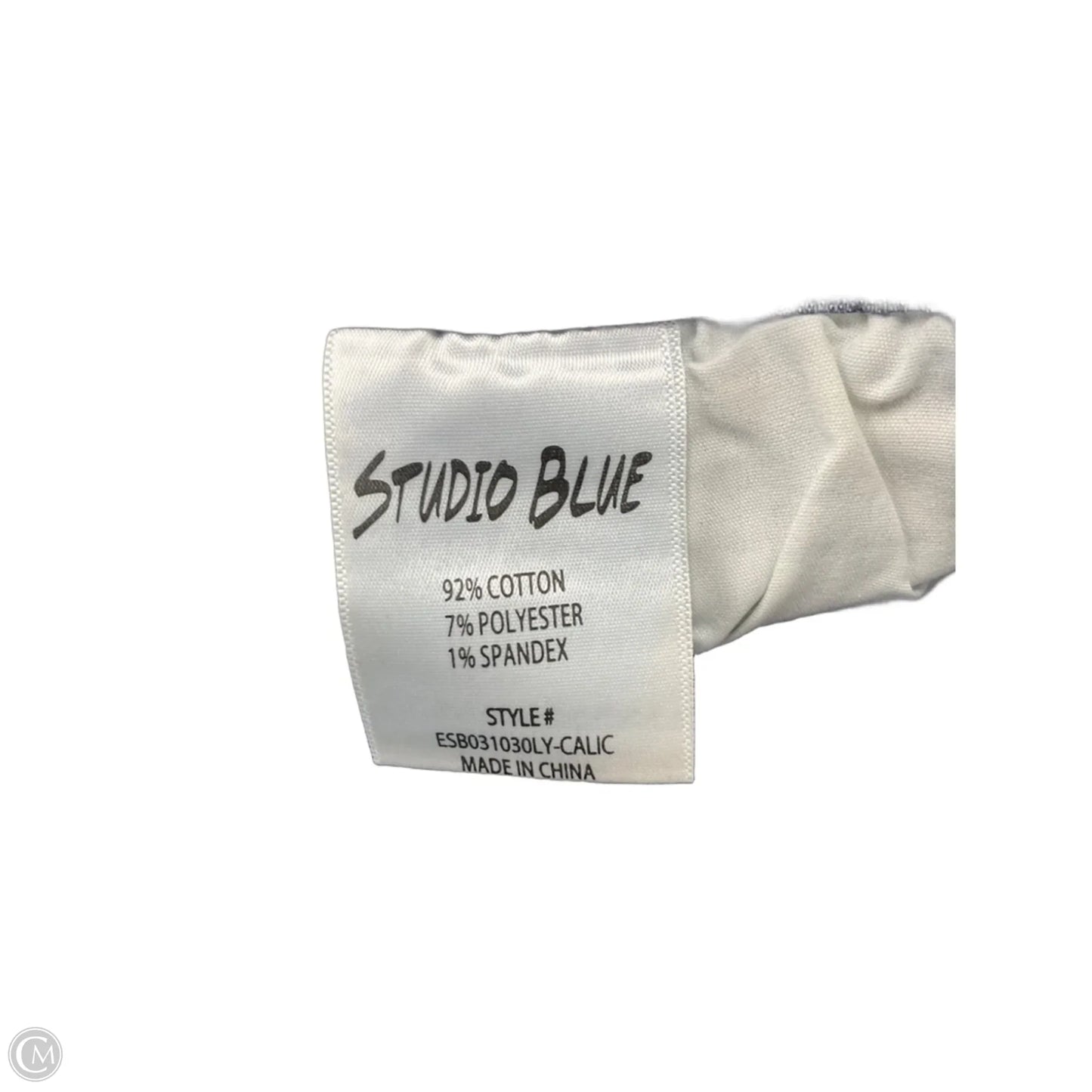 Skirt Midi By Studio Blue In Blue Denim, Size: 14