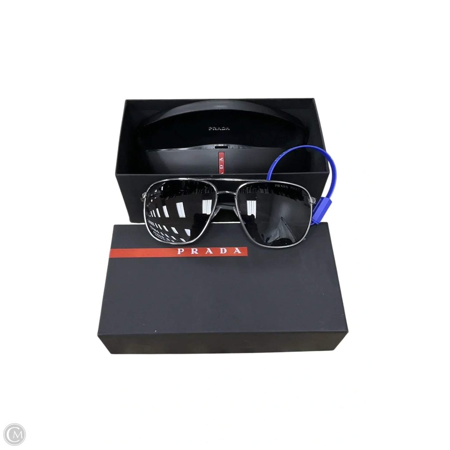 Sunglasses Luxury Designer By Prada, Size:
