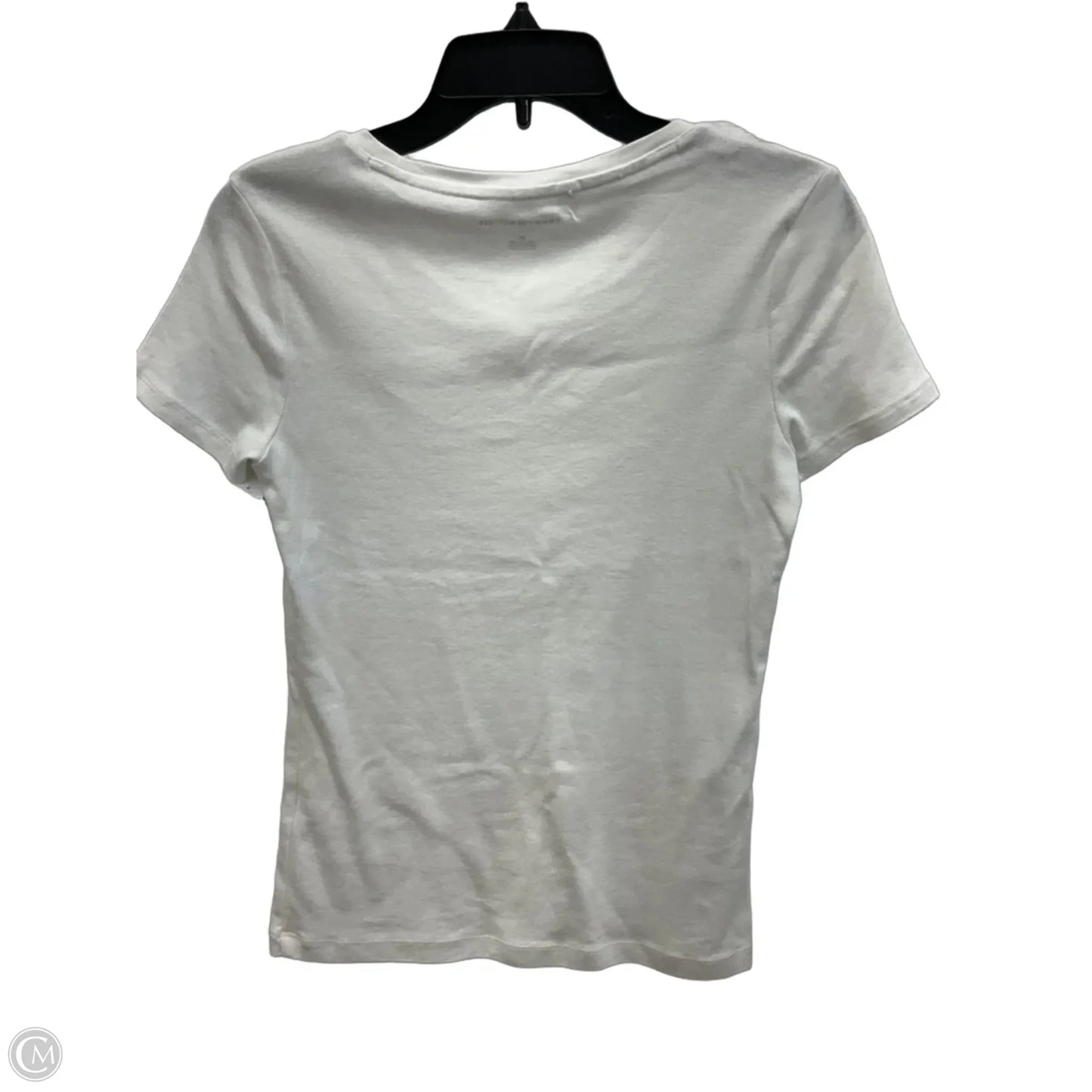 Top Short Sleeve By Tommy Hilfiger In White, Size: S
