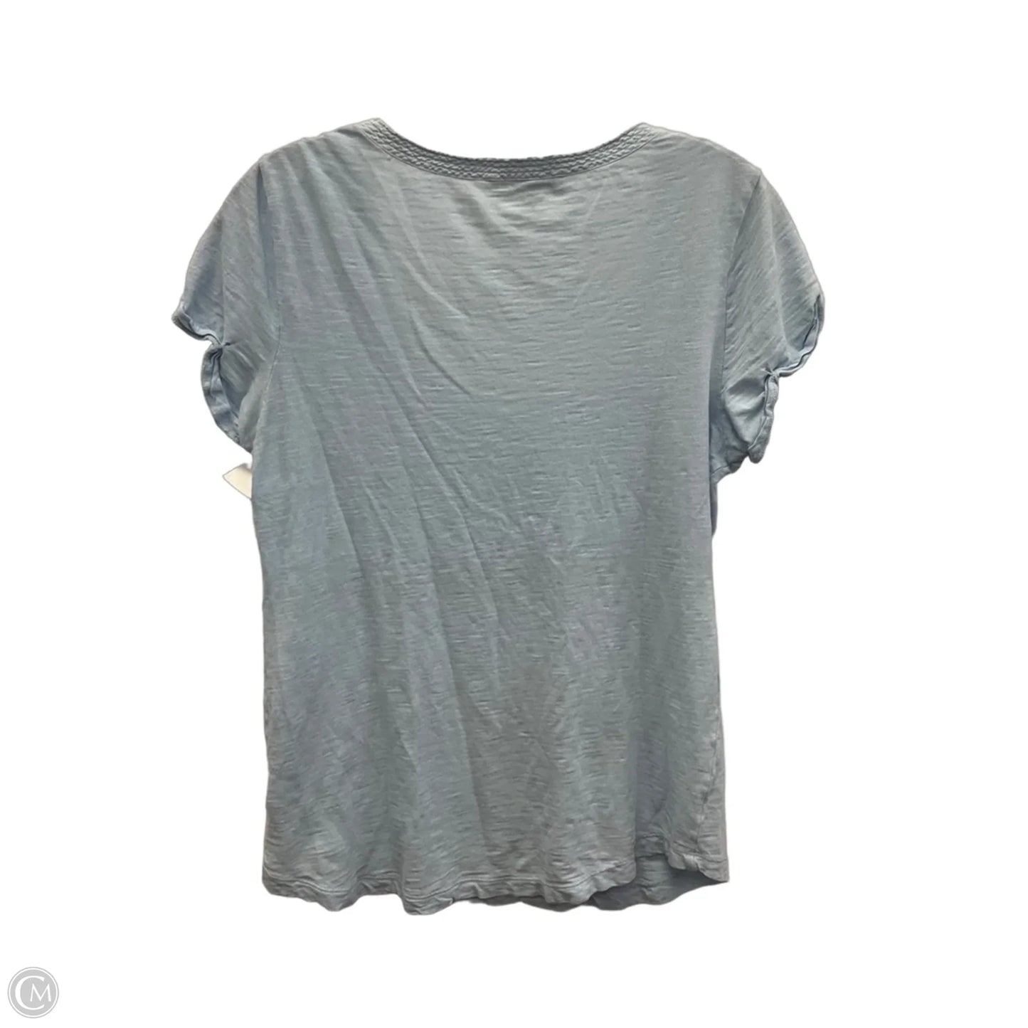 Top Short Sleeve By Banana Republic In Blue, Size: M