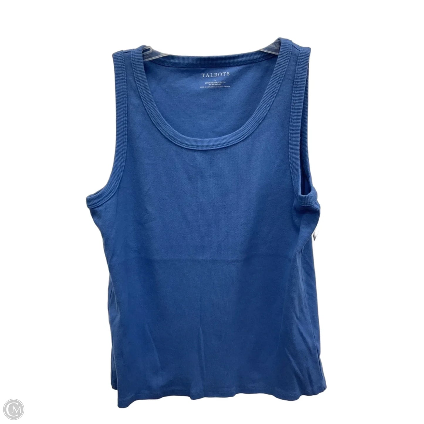 Top Sleeveless By Talbots In Blue, Size: L