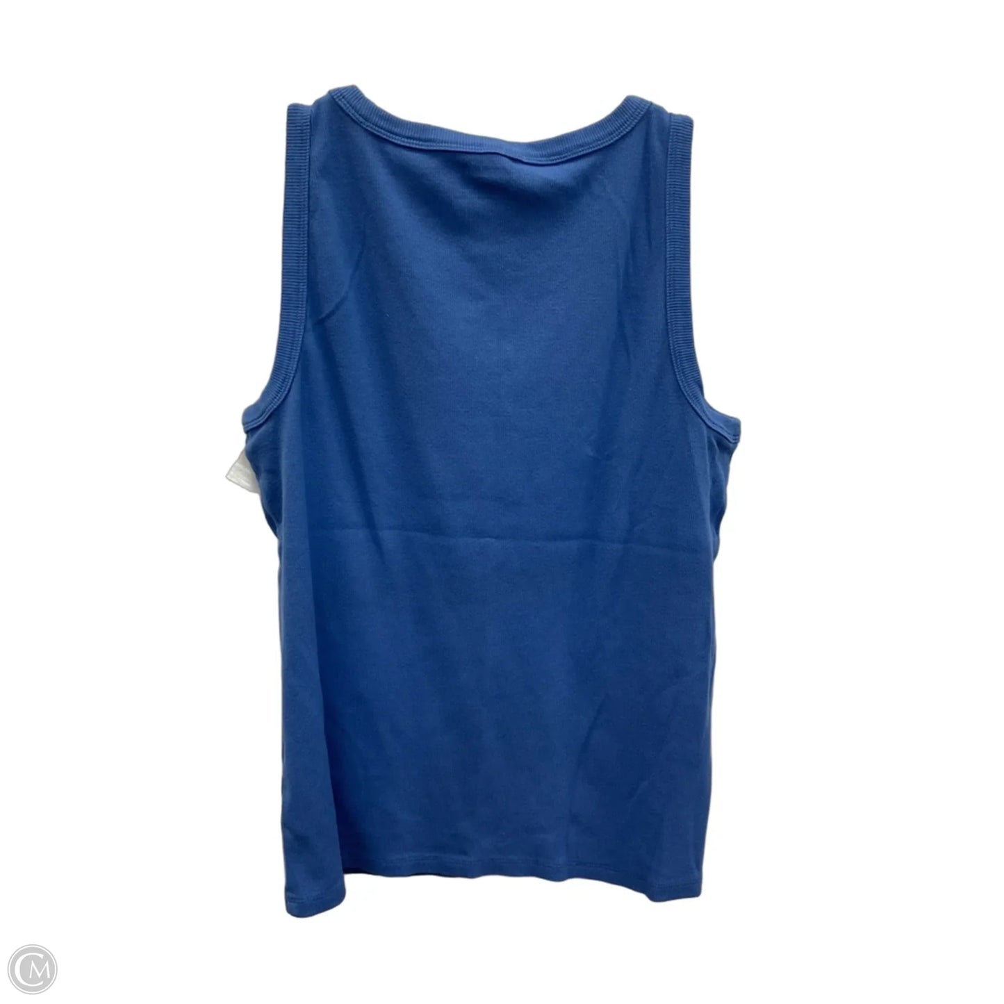 Top Sleeveless By Talbots In Blue, Size: L