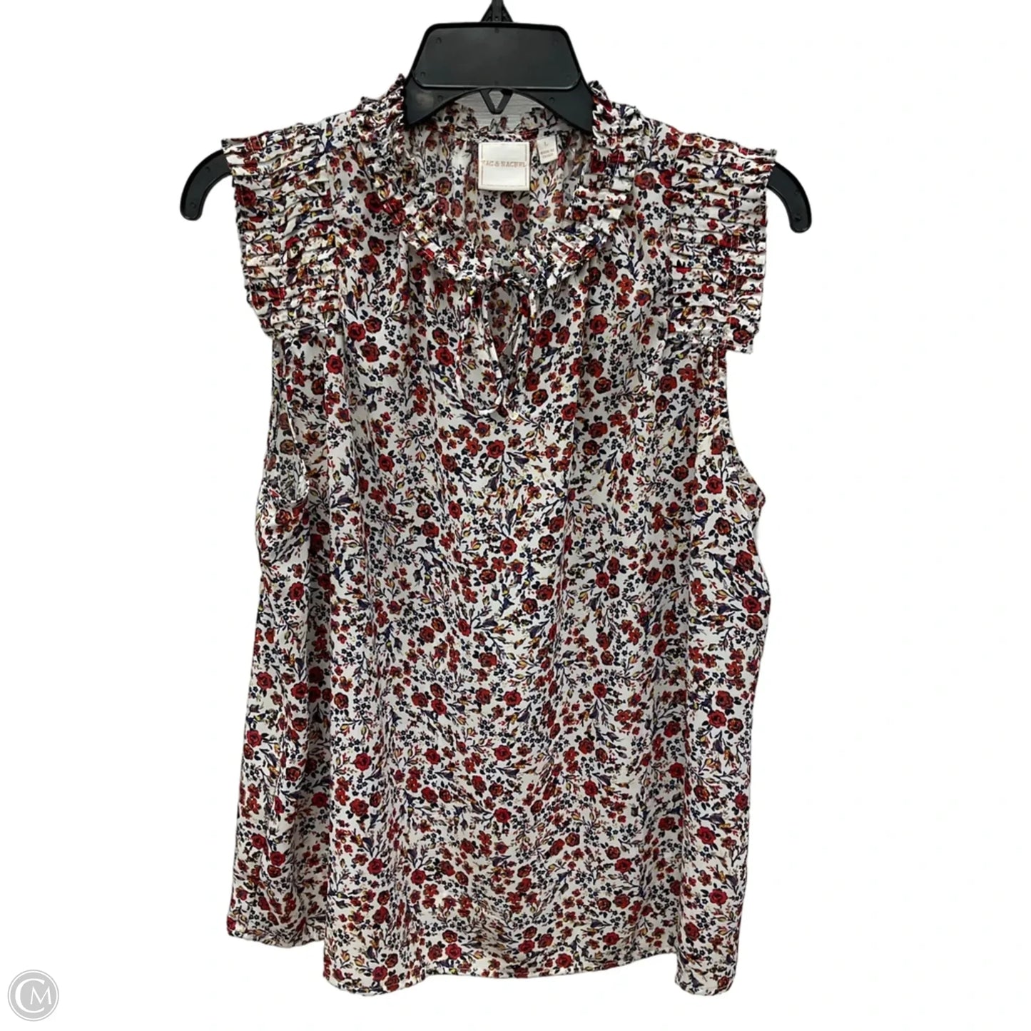 Top Sleeveless By Zac And Rachel In Red, Size: L