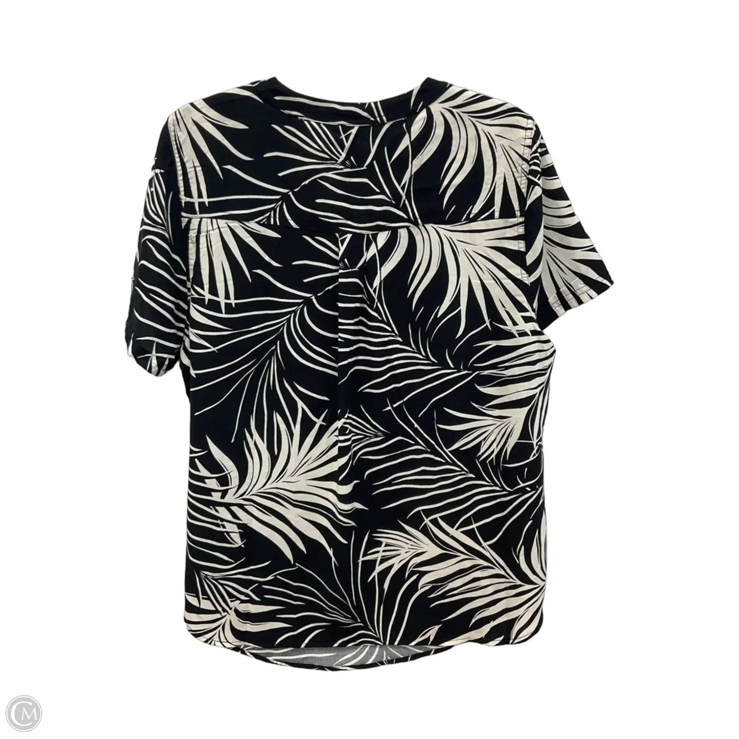 Top Short Sleeve By Torrid In Black & White, Size: 1x