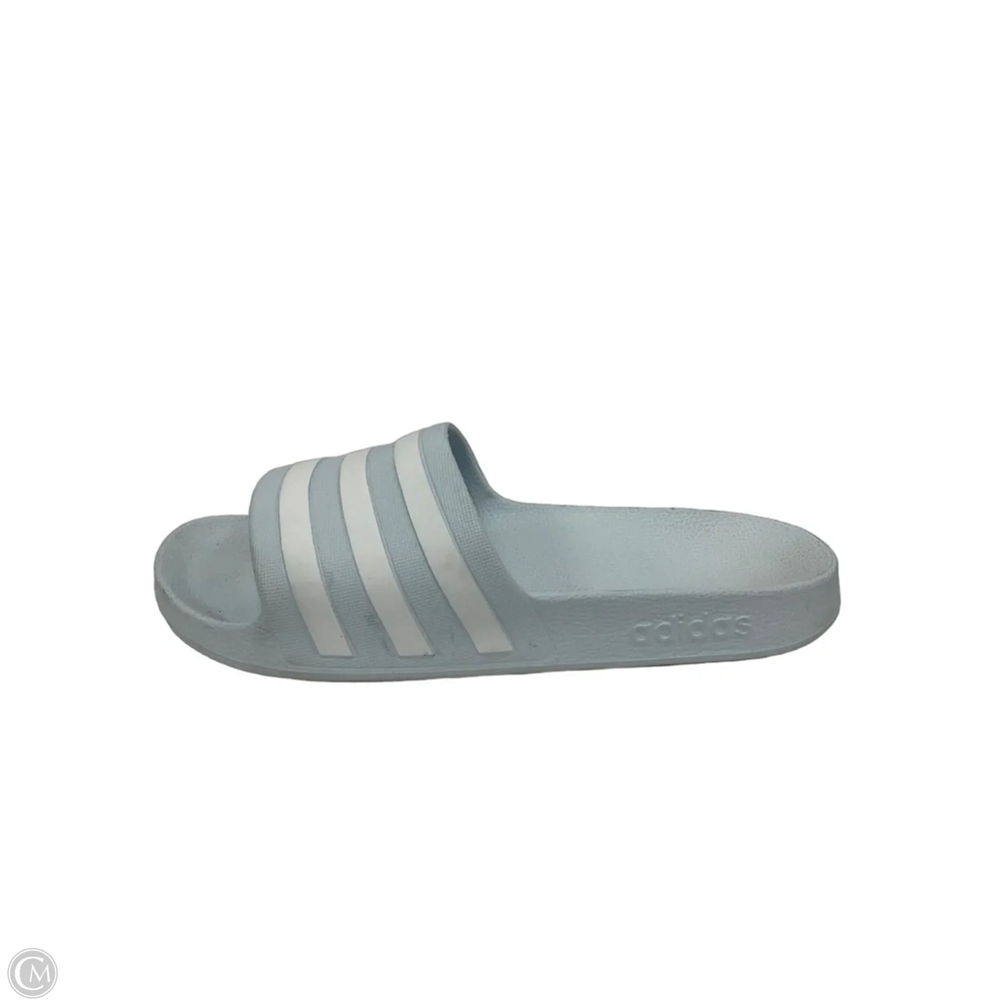 Sandals Flats By Adidas In Blue, Size: 9