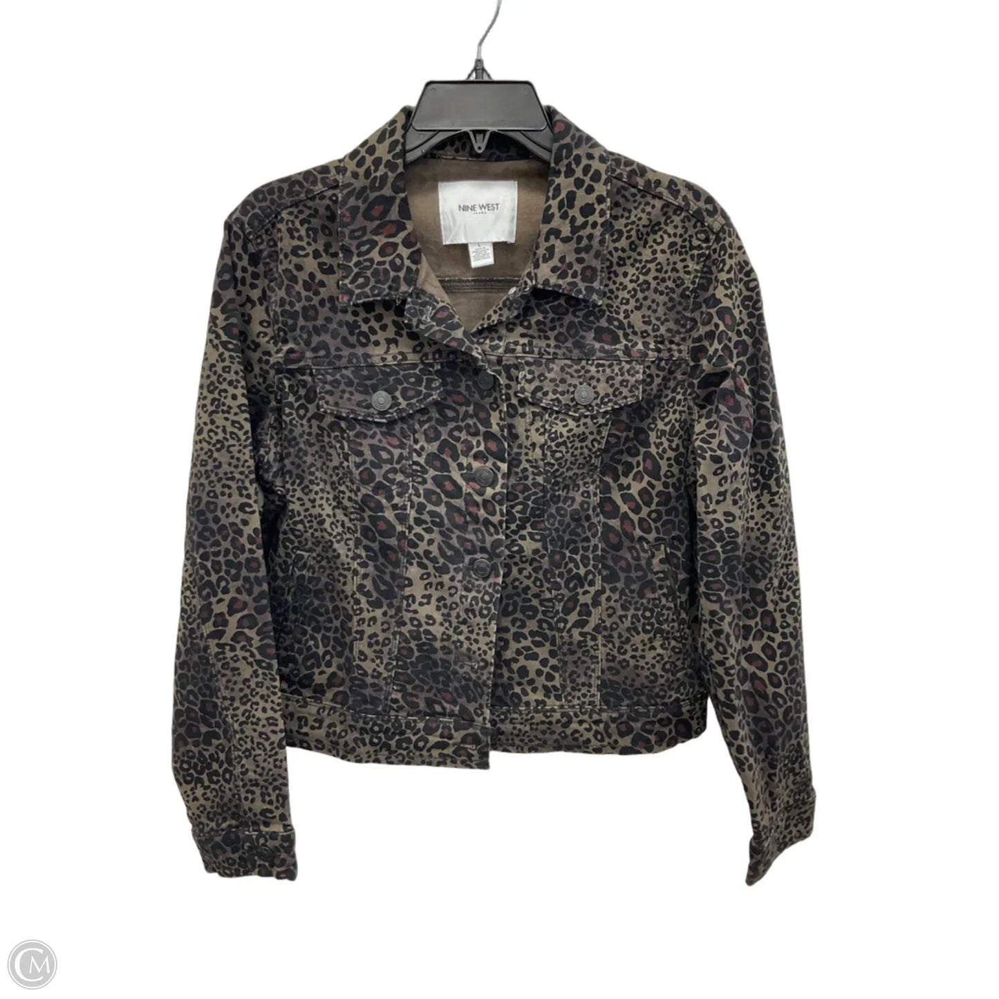 Jacket Other By Nine West In Animal Print, Size: L