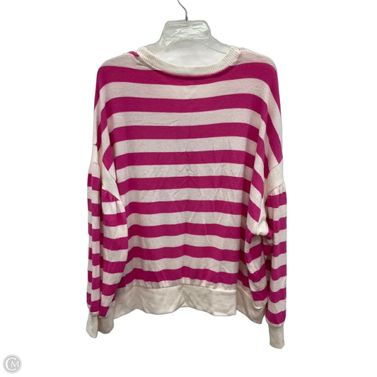 Top Long Sleeve By Sonoma In Pink, Size: Xxl