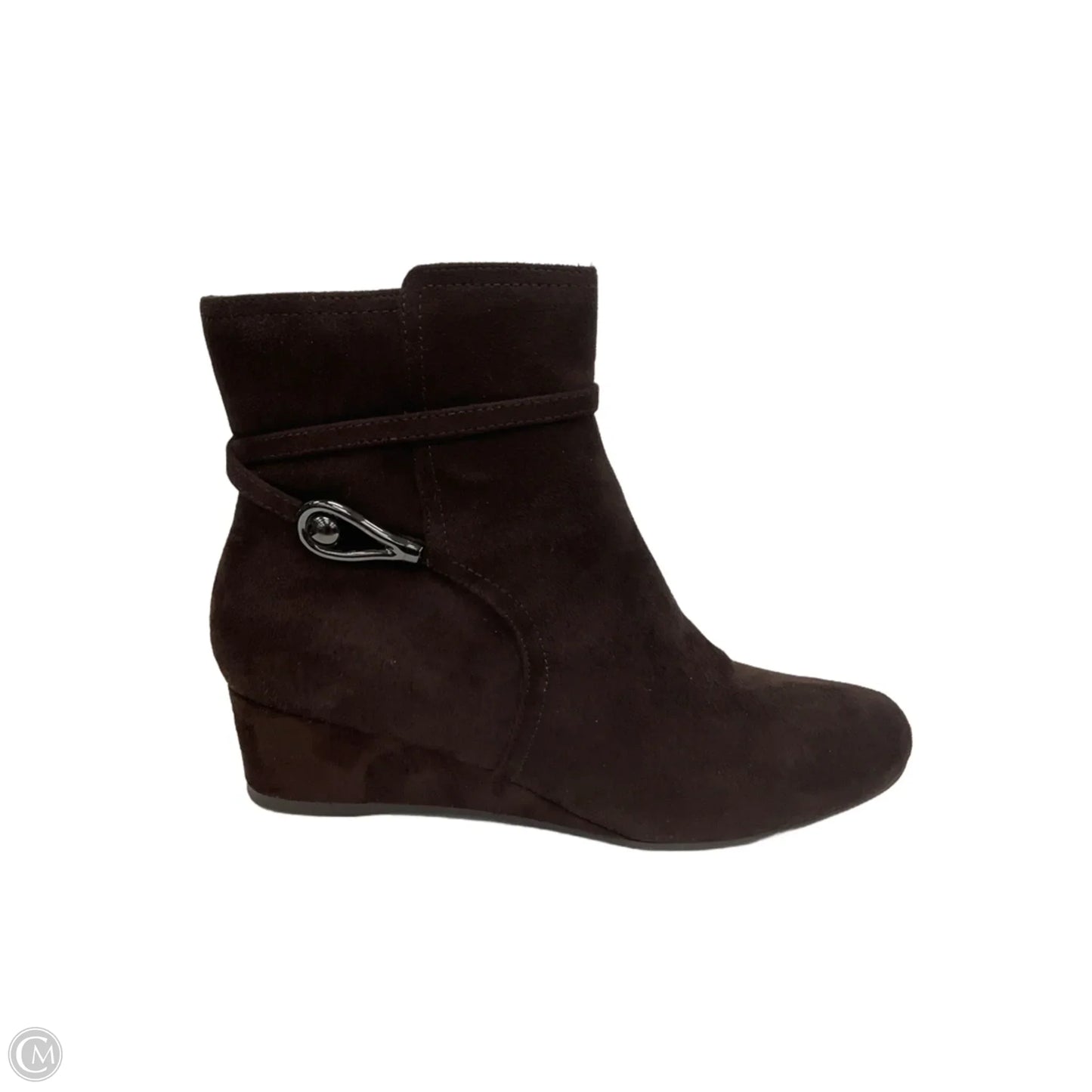 Boots Ankle Flats By Impo In Brown, Size: 8