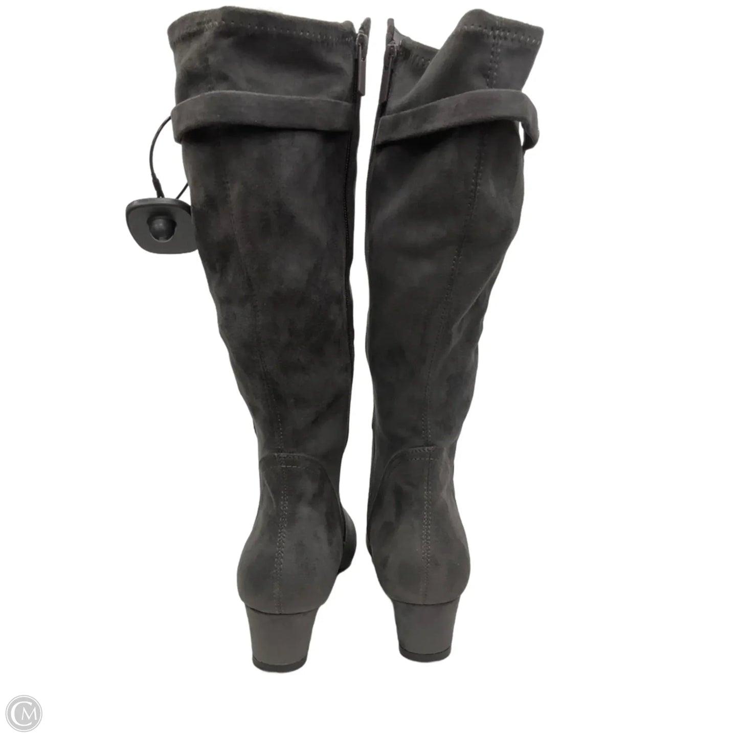 Boots Knee Flats By Impo In Grey, Size: 8