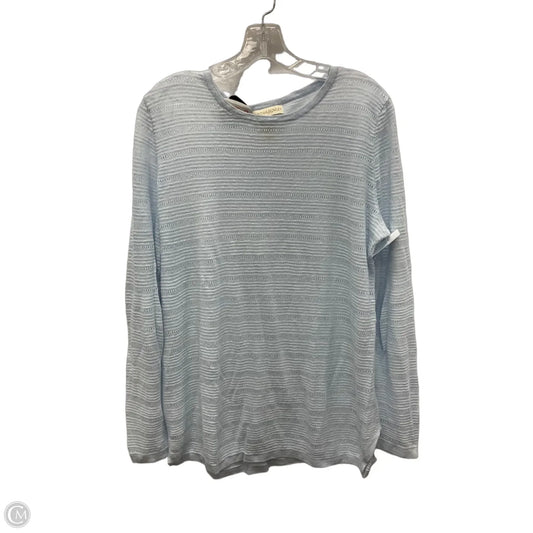 Top Long Sleeve By Cynthia Rowley In Blue, Size: L