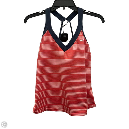 Athletic Tank Top By Nike In Orange, Size: S