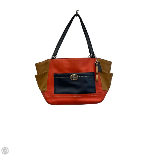 Tote Designer By Coach, Size: Medium