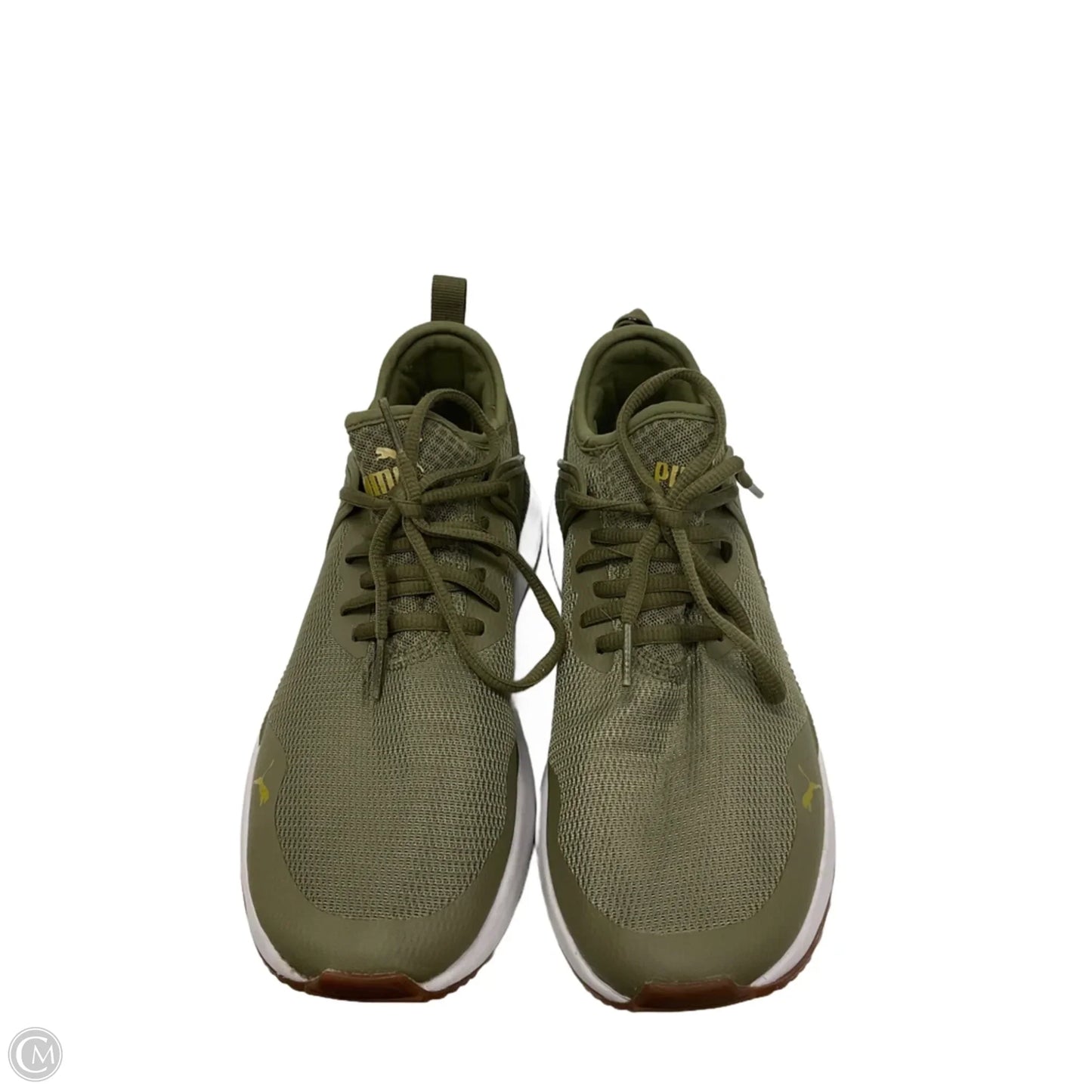 Shoes Sneakers By Puma In Green, Size: 8.5