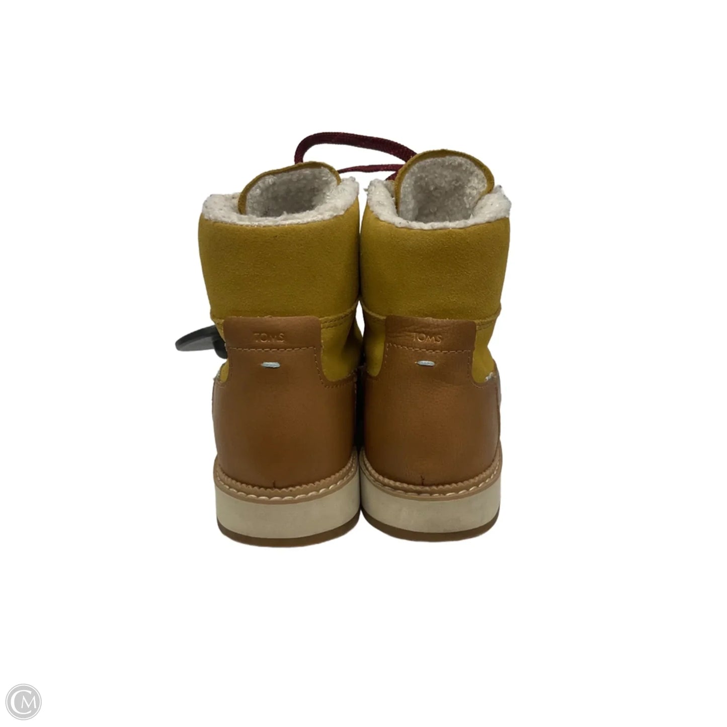 Boots Ankle Flats By Toms In Brown, Size: 7