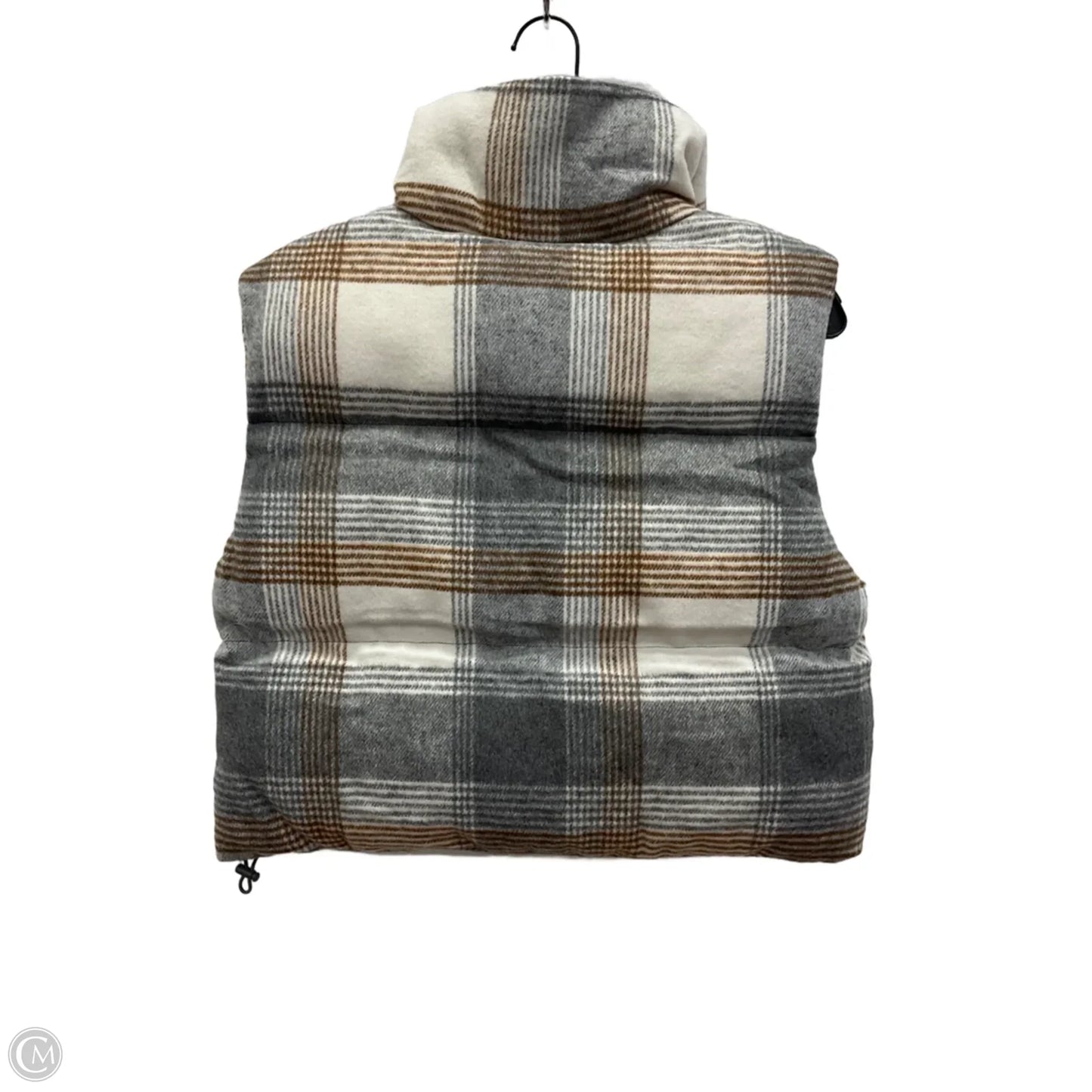 Vest Puffer & Quilted By Stoosh In Grey, Size: M