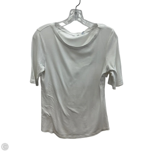 Top 3/4 Sleeve Basic By Sigrid Olsen In White, Size: M
