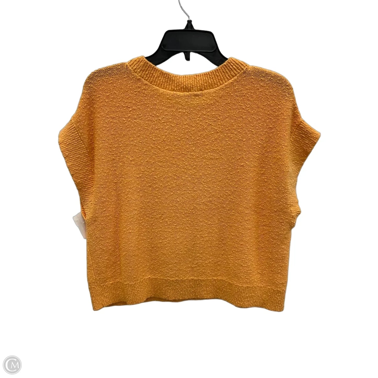 Top Short Sleeve By Loft In Orange, Size: M