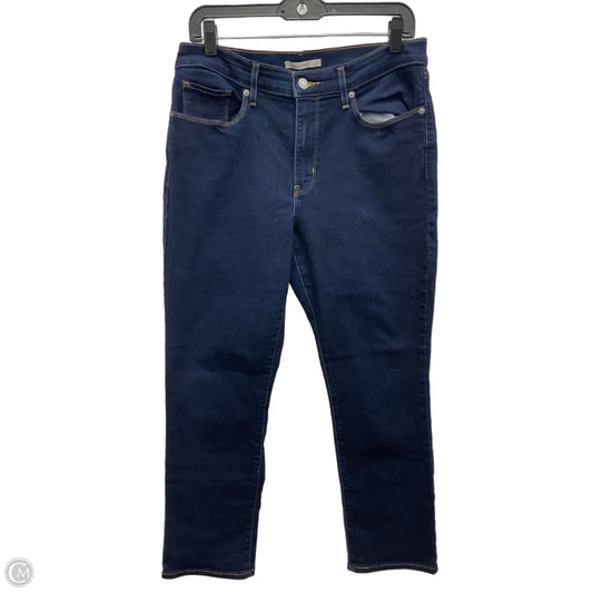 Jeans Straight By Levis In Blue, Size: 12