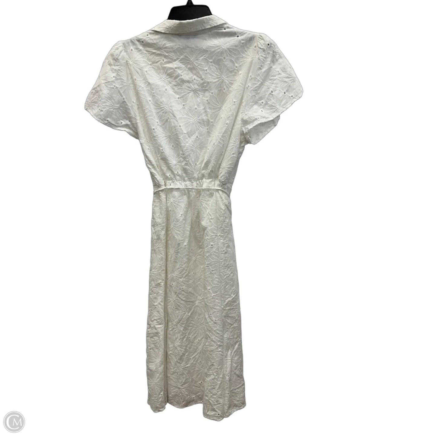 Dress Casual Maxi By Draper James In White, Size: L