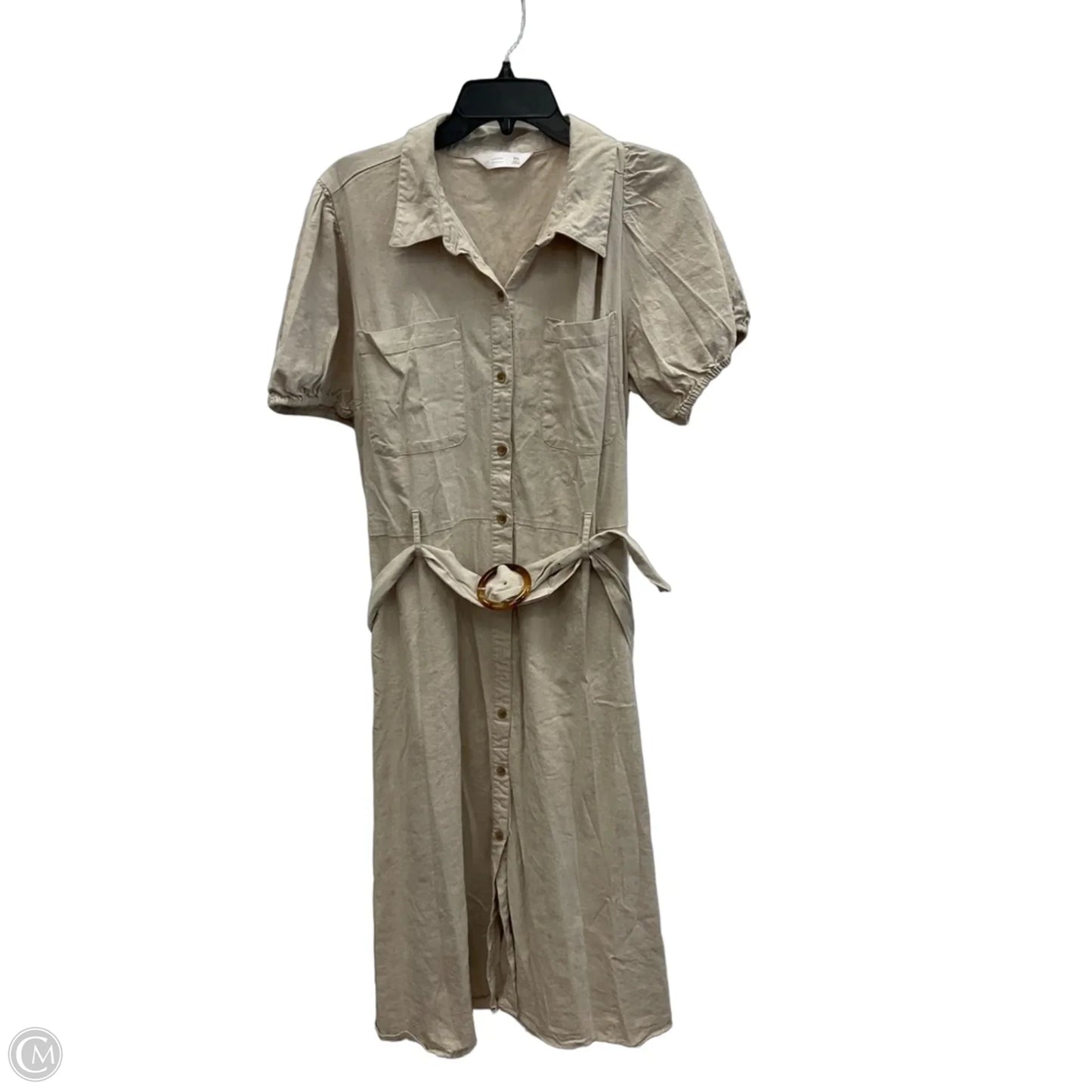 Dress Casual Maxi By Lc Lauren Conrad In Tan, Size: Xxl