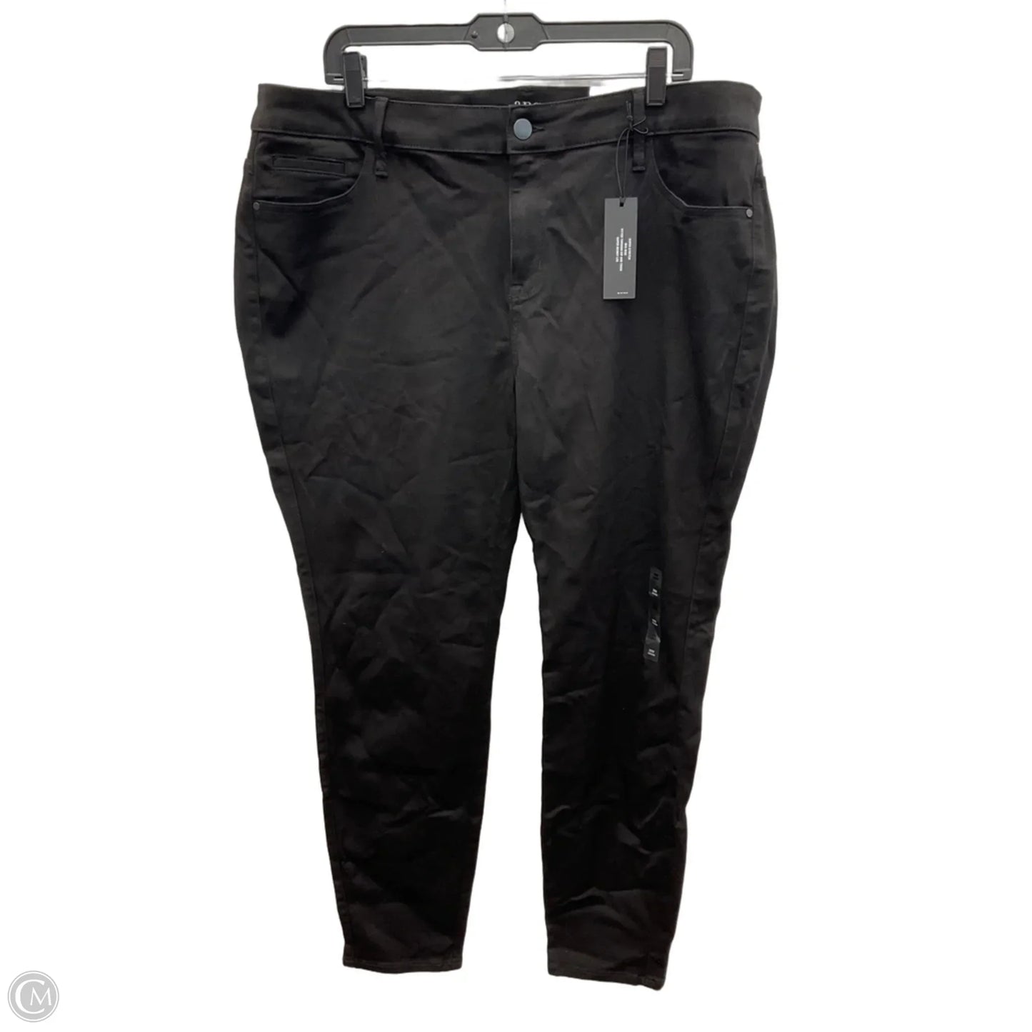 Jeans Jeggings By Ana In Black Denim, Size: 2x