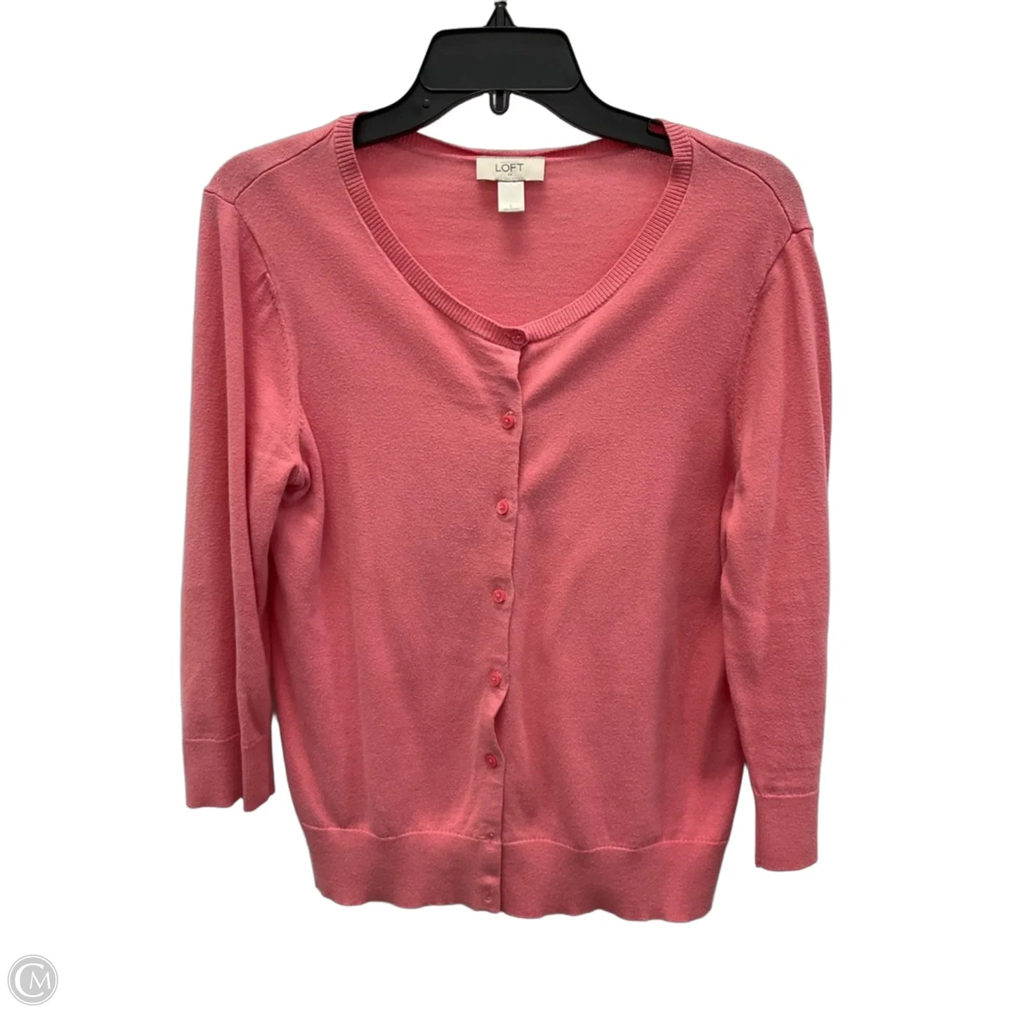 Cardigan By Loft In Pink, Size: L