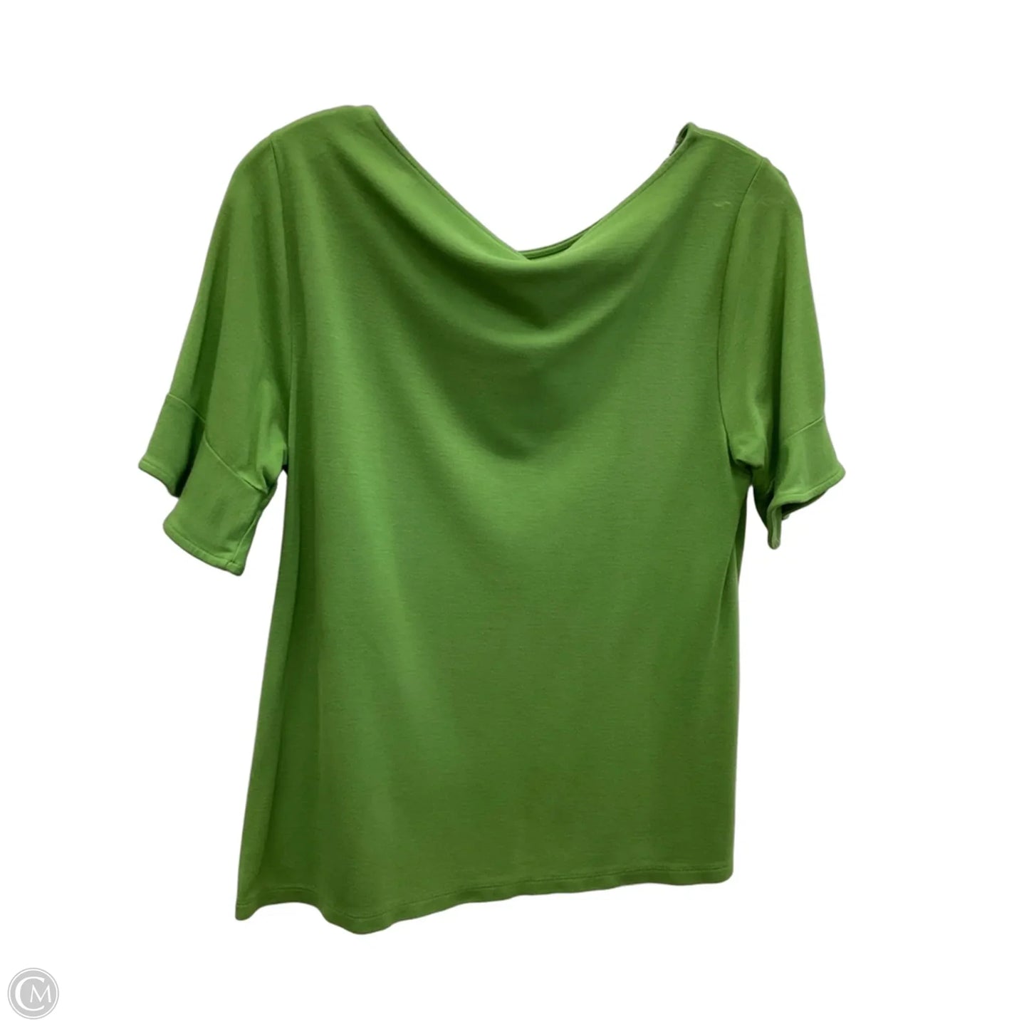 Top Short Sleeve Basic By Ann Taylor In Green, Size: M