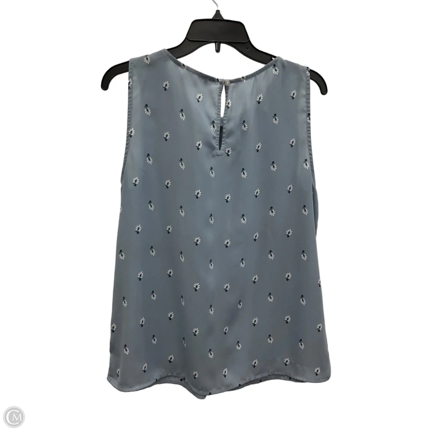 Top Sleeveless By Loft In Blue, Size: M