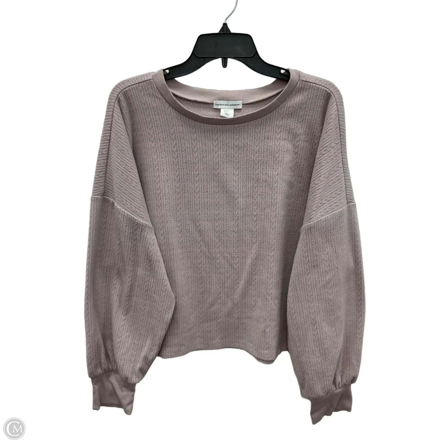 Top Long Sleeve By Cupcakes And Cashmere In Purple, Size: Xl