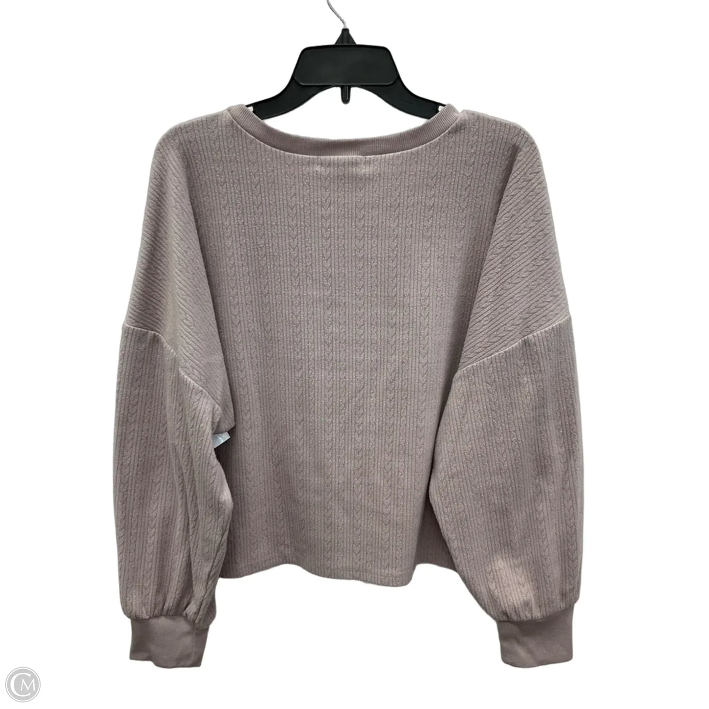 Top Long Sleeve By Cupcakes And Cashmere In Purple, Size: Xl