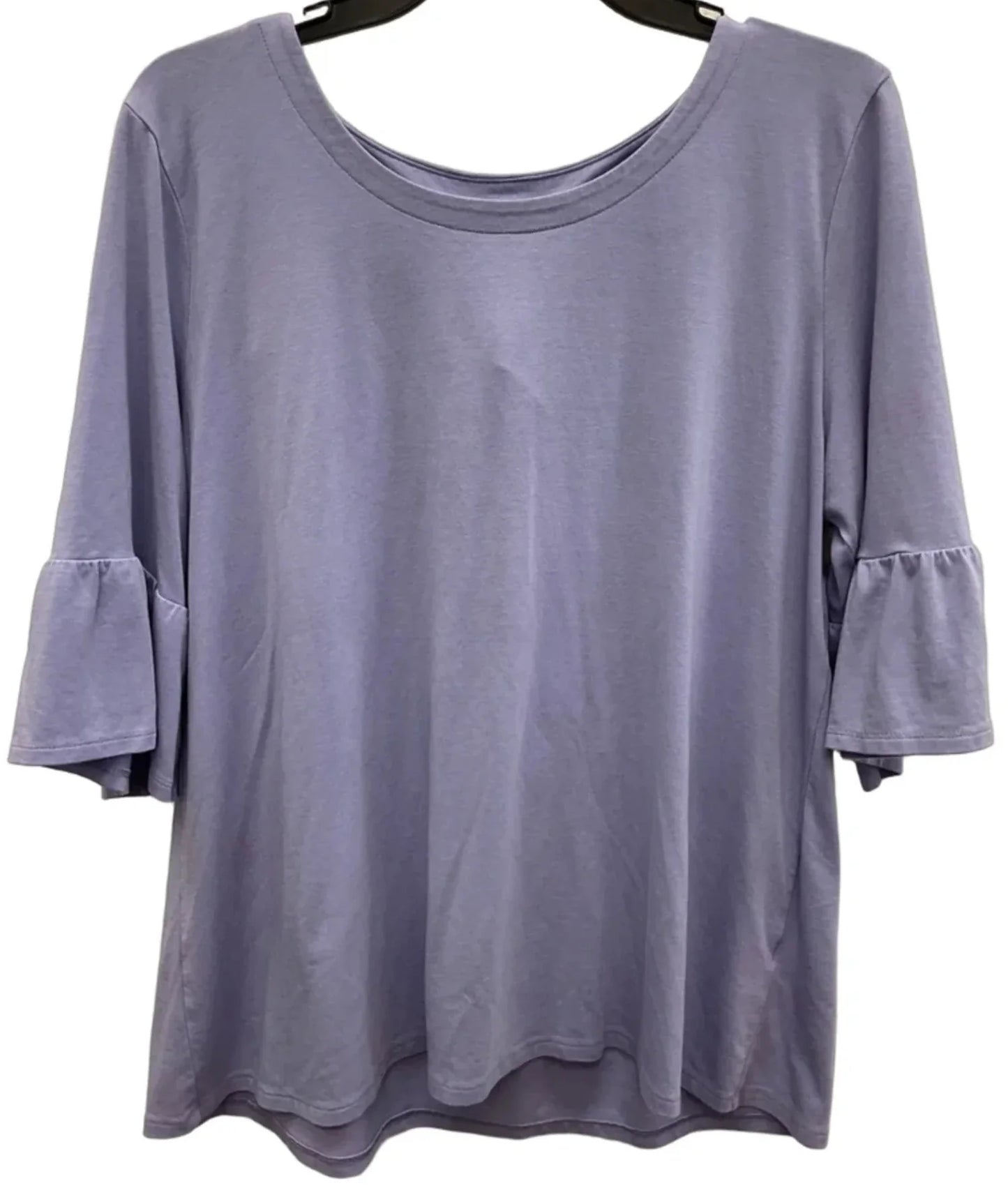 Top 3/4 Sleeve By J. Jill In Purple, Size: L